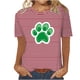 thumbnail image 1 of Camisetas Casuales de Mujer Nueva Moda Impresa Cuello Tripulado Manga Corta, Top Ligero para Diario Y Fiesta, 1 of 4