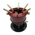 thumbnail image 3 of Fondue Pot Set Fondue Maker Pot Engrosada Estable Fondue de Queso Fondue Caldo Fondue Set para Postre Fiesta de Cumpleaños Home Picnic, 3 of 8