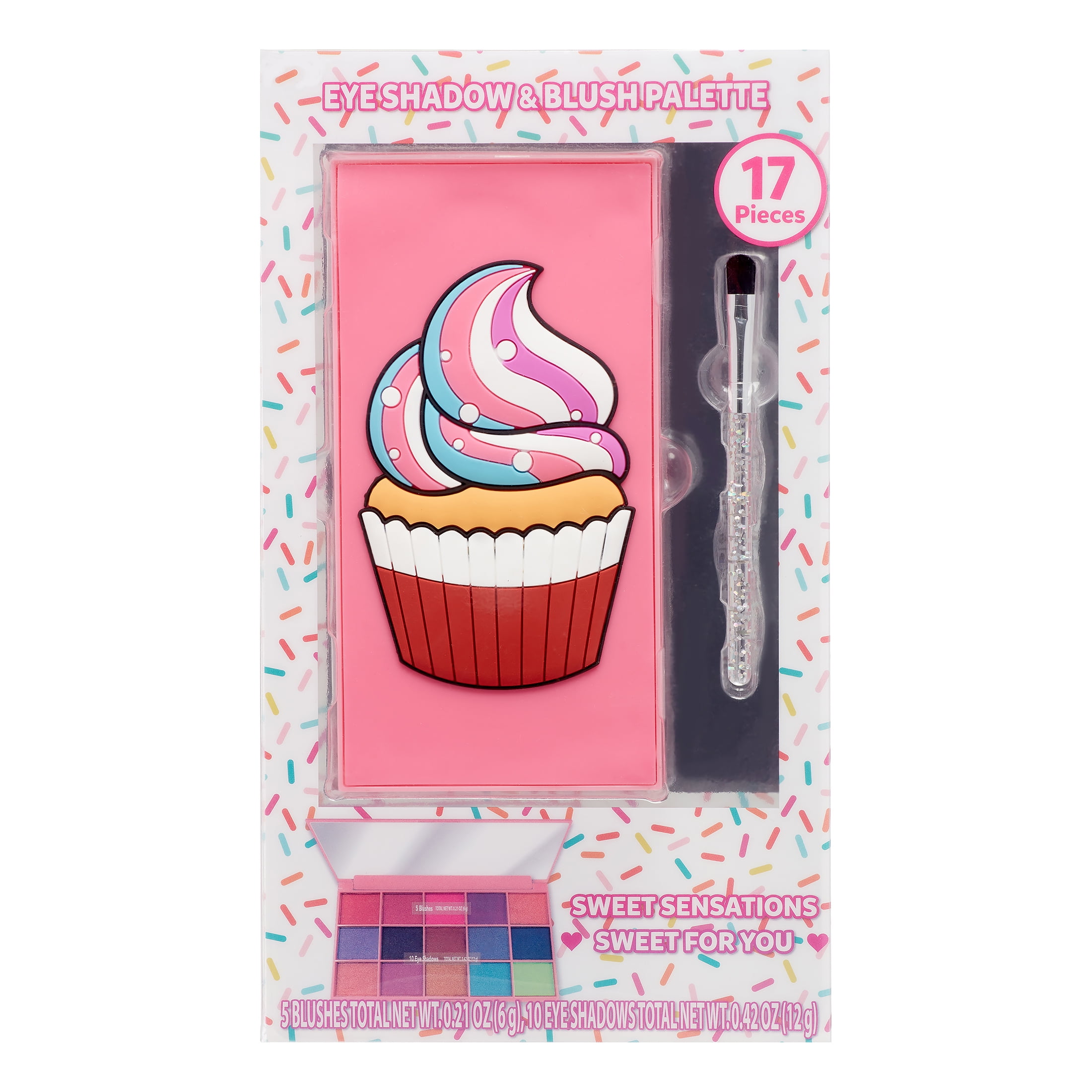 eyeshadow and blush palette