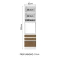 thumbnail image 3 of Despensero Alacena Multiuso Madesa 1 Puerta BM 225 cm, 3 of 5