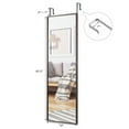 thumbnail image 2 of Costway Door Wall Mounted Mirror Full Length Hanging Mirror Bedroom Bathroom Coffee, 2 of 10