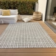 thumbnail image 6 of Addison Rugs Chantille Indoor/Outdoor Transitional Geometric Taupe Washable Rectangle Rug, 10' x 14', 6 of 6
