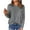 Gray, variant on Women's Shirts Long Sleeve Ruffle T Shirts for Women Pullover Plus Size Tops for Women Spring My Items