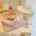 thumbnail image 2 of Stranger Things-bolsa grande de maquillaje suave para mujer, organizador de cosméticos, neceser de viaje, Color sólido Fivean unisex, 2 of 2