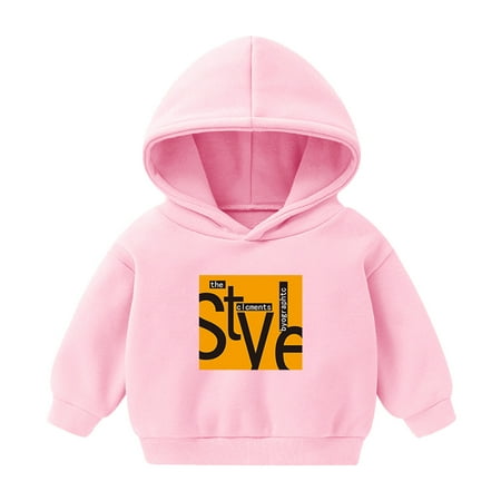 

Girls Pullover Toddler Sweatshirt Baby Hoodie Boys Letter Tops Girls Tops Sweatshirt Hoodie Girls