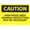 Warning Sign 1, variant on Warning Sign - Caution No Entry When Red Light, 8"x12" Aluminum Rust-Proof Sign, for Restricted Areas, Factory Zones, Security Alert Sign