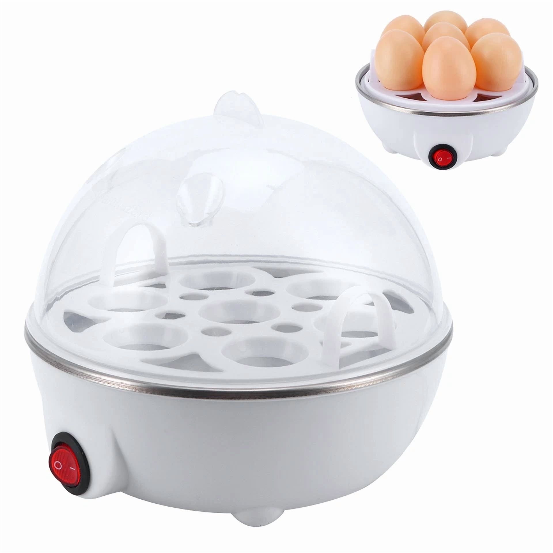 CRESTIN- Rapid Egg Cooker Electric 7 Eggs Capacity Egg Poacher For Kitchen Use