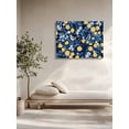 thumbnail image 5 of Lemon Bird Wall Art for Living Room,Canvas Picture Wall Decor for Bathroom Bedroom,Blue Yellow Pastoral Flowers Plant Summer Painting Artwork for Office Kitchen Hallway Dining Room Home Decor 24"x32", 5 of 8