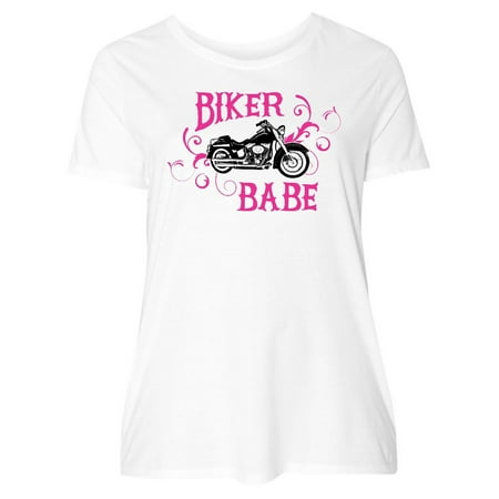 Harley Davidson Motorcycle Jackets - Biker Babe Women's Plus Size T-Shirt Bikers Motorcycle Harley Davidson