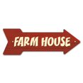 thumbnail image 1 of SignMission P-ARROW10-999876 Panneau Flèche Maison de Ferme 10 x 30 Po de Large, 1 of 1