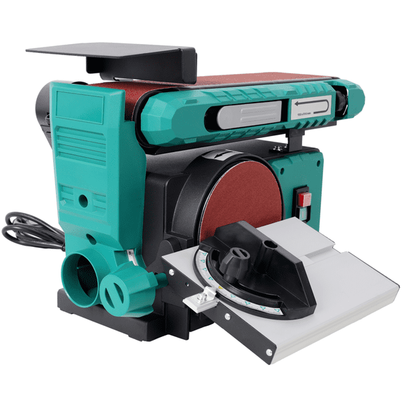 Benchtop 4x36" Belt 6" Disc Sander 120V Power Tool Green