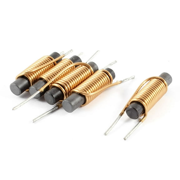 5Pcs 6mm x 30mm 15.5 Circle 1mm Wire ferrite Core Radial Inductors