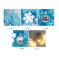 thumbnail image 3 of Árbol de Navidad Artificial de PVC de 60 Cm con Luces LED Color Rosa y Azul con Diseño único Decoraciones de Mesa para Fiestas Navideñas ANGGREK  Otros, 3 of 6