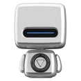 thumbnail image 2 of CNKOO Portable Bluetooth-compatible Wireless Rechargeable Cute Robot Shape Speaker Music Player, 2 of 8