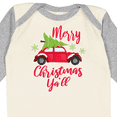 thumbnail image 4 of Inktastic Merry Christmas Ya'll with Red Car and Tree Boys or Girls Long Sleeve Baby Bodysuit, 4 of 5