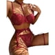 thumbnail image 1 of Conjunto de lencería Sexy de encaje para mujer, ropa interior transparente de 2 piezas, bordado erótico, hermoso sujetador y bragas, novedad de 2023, 1 of 4
