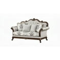 thumbnail image 4 of Gloria Traditional Style 2PC Living Room Set with Button Tufting | Ivory, 4 of 7