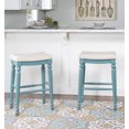 thumbnail image 2 of Tabouret de bar sans dossier Hunter bleu, 2 of 5
