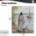 thumbnail image 4 of Stupell Industries Traditional Jesus Waiting Ashore Canvas Art, 24 x 30, by Linda Sperruzzi, 4 of 8