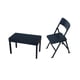 thumbnail image 2 of Mesa Muebles Modelos Multiusos Decoración Accesorios Escritorio Taburete para Casa de Muñecas Hada Negro, 2 of 7