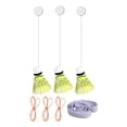 thumbnail image 3 of koolsoo Badminton Solo Trainer Adjustable Height Self Practice for Games Home Sports 3 Balls, 3 of 9