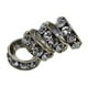 thumbnail image 5 of 20Pcs 15mm Aleación De Metal De Cristal De Los Granos Del Espaciador Redonda Collar Conector Rondelle Beads Macarena Cuentas de cristal sueltas, 5 of 8