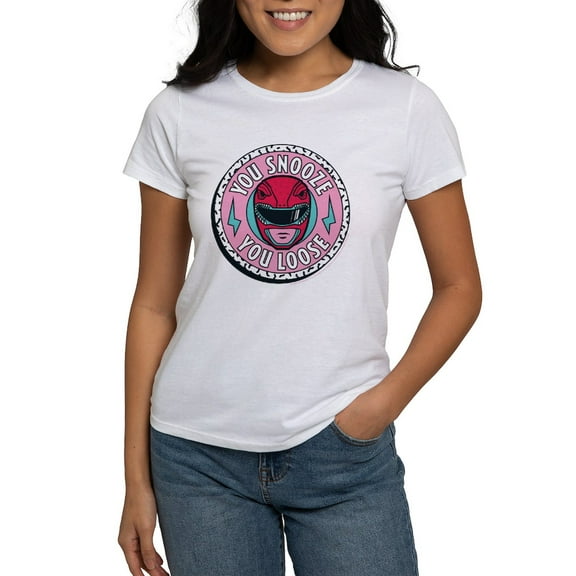 CafePress - Power Rangers You Snooze You Women's Value T Shirt - Women's Classic T-Shirt
