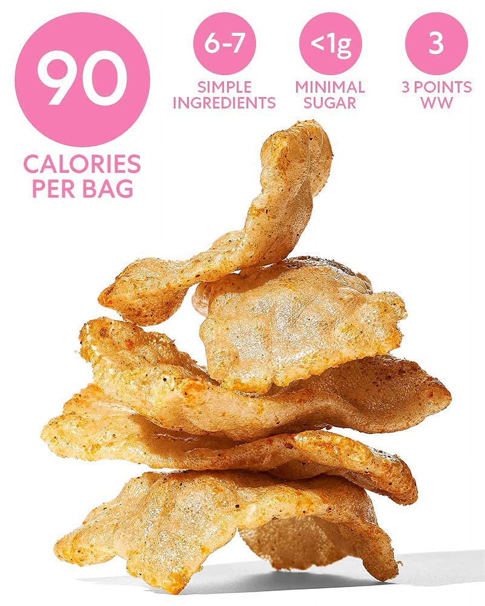 SNACKLINS Plant Based Crisps Vegan Healthy Snacks - Gluten Free, Grain Free, Plant Based Crisps, 100% Kosher, Low Calorie and No Added Sugar, Crunchy, Puffed Snack - Barbeque, Pack of 24)