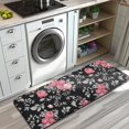thumbnail image 3 of Pioneer Flower Floral Print Pattern Kitchen Rug Mat,Kitchen Runner Rugs Non Skid Washable,Decorative Kitchen Floor Mats for Kitchen,Sink,Laundry,17"x47.2", 3 of 7