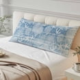 thumbnail image 4 of Coastal Coral Anchor Body Pillow Cover 20 x 60 Inch Decorative Pillow Cover Blue Starfish Summer Ocean Vintage Lumbar Pillowcase Seasonal Rectangle Cushion Case for Couch Sofa Bed Living Room, 4 of 9