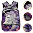 thumbnail image 3 of Lightweight Backpack Unicorn School Bag Travel Laptop Daypack for Men Women Casual Rucksack, 3 of 6