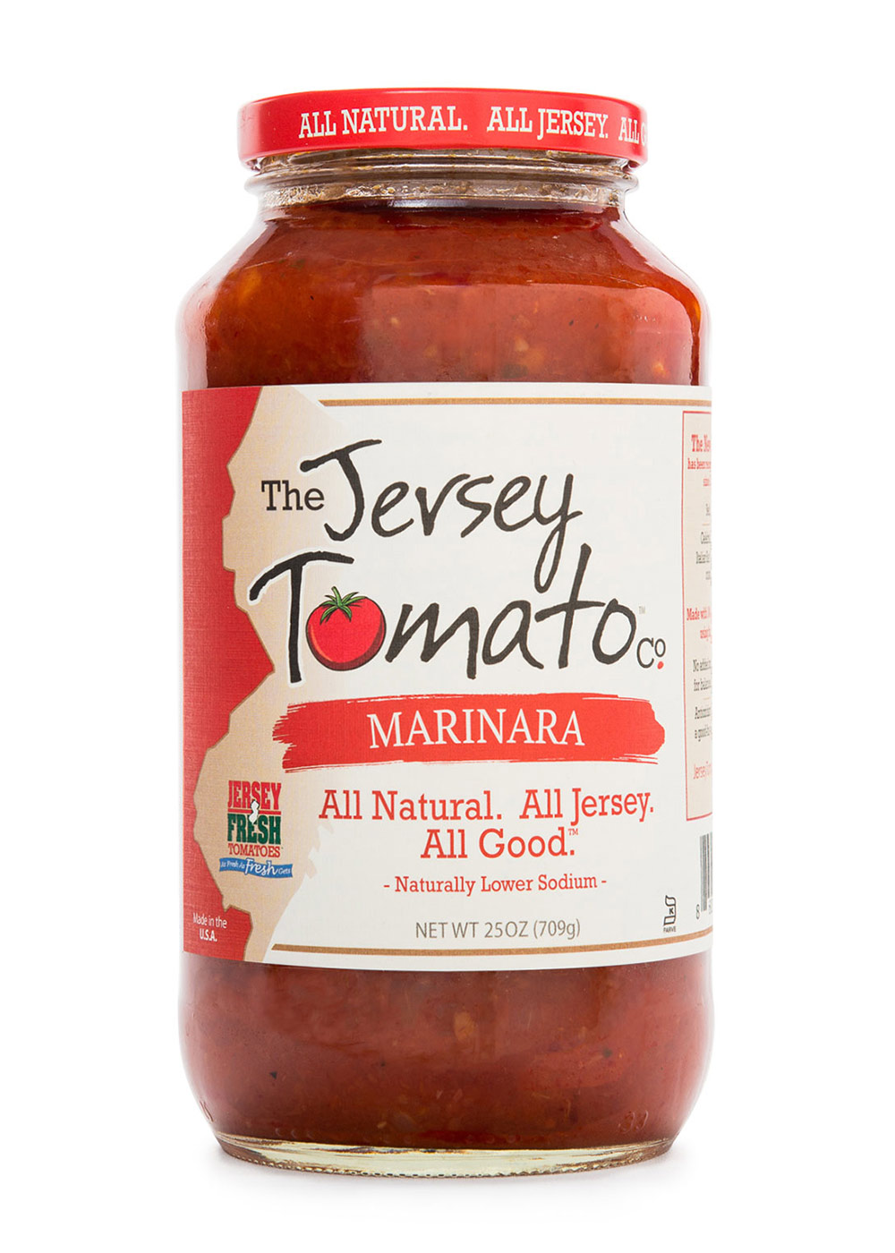 (Price/case)Jersey Tomato Co. Marinara Sauce Case of 6 25 OZ