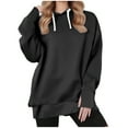 thumbnail image 2 of BLCHUNen Hoodies for Women Long Sleeve Loose Pullover Casual Sweatshirts with Thumb Holes Leisure Outdoor Fall Tops, 2 of 8