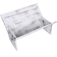 thumbnail image 6 of MyGift Rustic Vintage Whitewash Wooden Tilted Desktop Decorative Storage Organizer, 6 of 6