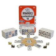 Double 12 Mexican Train Dominoes Traditional Tile Game, by Regal Games