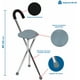 thumbnail image 2 of Baston Plegable con Asiento, Portátil para Viaje | Silla para Paseo Soporta hasta 85 Kg Magnimed OA6911VE, 2 of 5