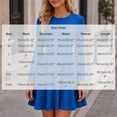 thumbnail image 3 of Sheghy Crew‑Neck Long‑Sleeve Fit‑and‑Flare Mini Dress Women Fall Party Outfit, 3 of 8