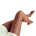 thumbnail image 1 of Aocisk Bas pour Femmes en Dentelle Sculptée Rétro, Collants Transparents, Design Transparent pour Superposition et Mode, Café, Taille Unique, 1 of 2