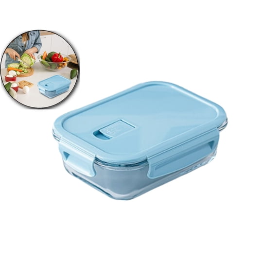 Glass Meal Prep Containers with Lids, Glass Storage Container with Lids, Pantry Organizers and Storage, Freezer to Oven Safe