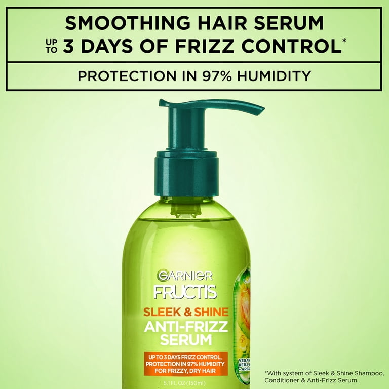 Garnier Fructis Sleek & Shine Anti-Frizz Serum, 5.1 oz photo 2
