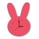 thumbnail image 1 of Reloj de pared de conejo, relojes decorativos para paredes, reloj de pared silencioso, reloj de pared para niños Rosa, 1 of 9