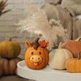 thumbnail image 4 of XINGXIANG Farm Animal Pumpkin Figurines, Funny Farm Animals Statue for Fall Thanksgiving & Halloween Decorations, Farmhouse Pumpkin Figurines Gift for Autumn Table Centerpiece Decoration (Horse), 4 of 6