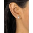 thumbnail image 6 of PalmBeach Jewelry Cubic Zirconia Seven Pair Set of Stud Earrings 8.16 TCW in 14k Gold Plated or Platinum Plated Sterling Silver, 6 of 10