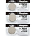 thumbnail image 1 of 3 x Energizer CR1616 Batteries, Lithium Battery 1616, 1 of 1