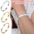 thumbnail image 4 of Misterolina Cute Love Heart Titanium Steel Bracelet Lucky Cuff Bangles Women Girls Hot K0, 4 of 7