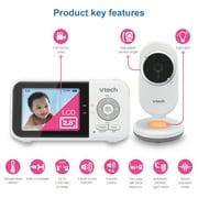 VTech 2.8 inch Digital Video Baby Monitor with Night Light, VM3254