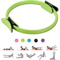 thumbnail image 1 of ORUYROP 15 Inch Pilates Rings Yoga Pilates Magic Circle Pilates Ultra Fit Exercise Resistance Fitness Toning Ring Workout Fitness Circles with Dual Grip Handles for Home Gym Use, 1 of 6