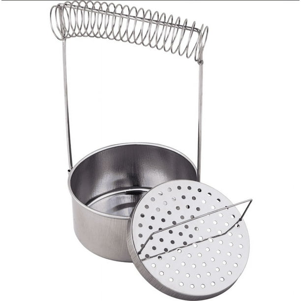 Cubo para lavar bolígrafos de 1 pieza, cubo de agua, cubo para lavar bolígrafos con clip, cubo para lavar bolígrafos multifuncional de acero inoxidable, cubo de agua descubierto