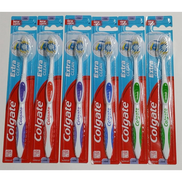 Colgate 100g 6本セット　お得！ Colgate Extra Clean Full Head Firm #95 Manual Toothbrush, 6