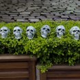thumbnail image 4 of 6 Pcs/Set Halloween Skull Ornament Artificial Realistic Increase Atmosphere Durable Clear Texture Decorative Skeleton Horror Halloween Skull Statue for Home, 4 of 9